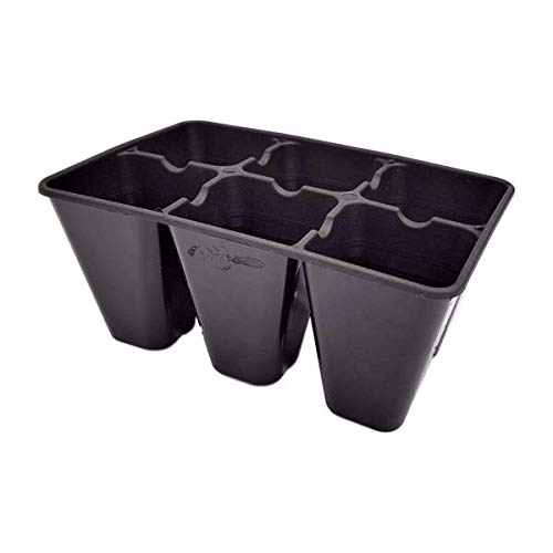 Bootstrap Farmer Extra Strength 6 Cell Seedling Starter Trays, 60 Pack (360 Cells), for Seed Germination and Plant Propagation Planting Starting Plugs