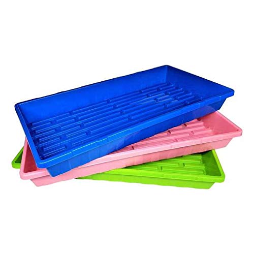 Bootstrap Farmer 1020 Trays (10-Pack), Heavy Duty No-Hole Flats for Microgreens, Fodder & Seedling Propagation - 1.8mm Thick Reusable Plastic