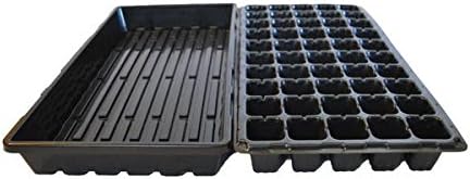Bootstrap Farmer 50 Cell Seed Starting Trays Extra Strength, 5 Pack, Seedling Tray 1020 Inserts