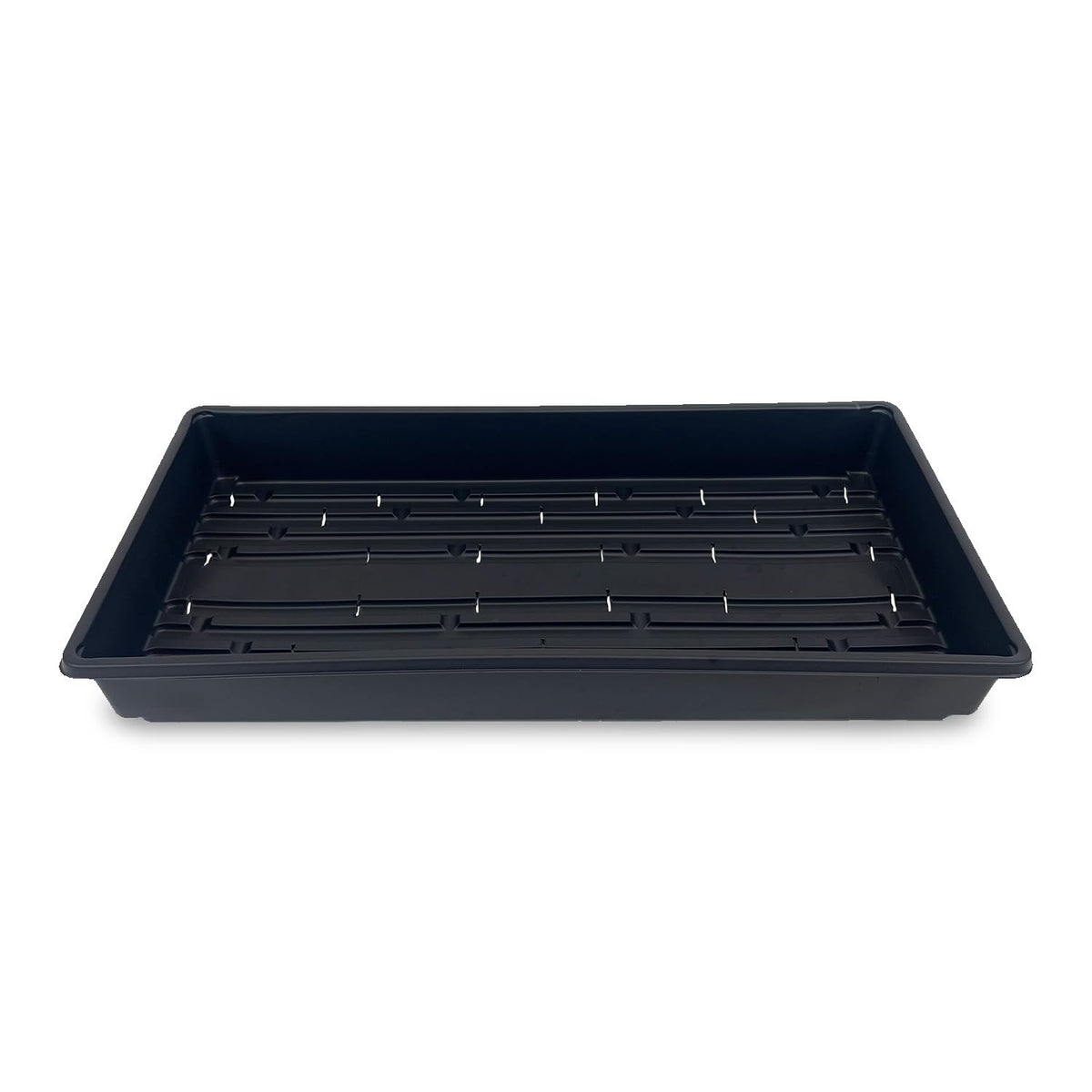 10 Plant Growing Trays (WITH Drain Holes) - 20" x 10" - Perfect Garden Seed Starter Grow Trays: For Seedlings, Indoor Gardening, Growing Microgreens, Wheatgrass & More - Soil or Hydroponic