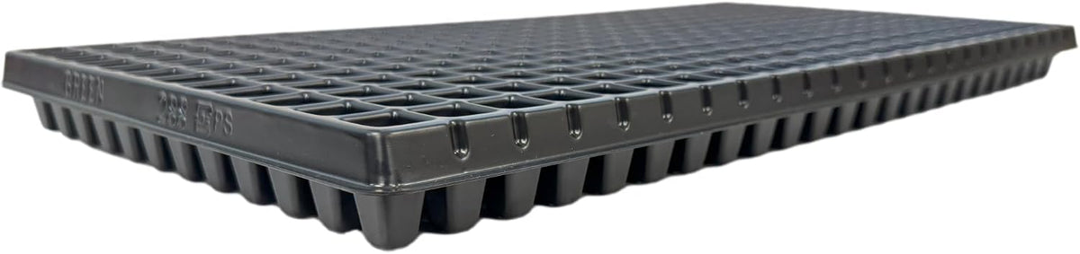 288 Cell Seedling Plastic Nursery Trays, 10 Pack, Thick Durable Germination Plug Trays, 2880 Cells Reusable Plant Propagation