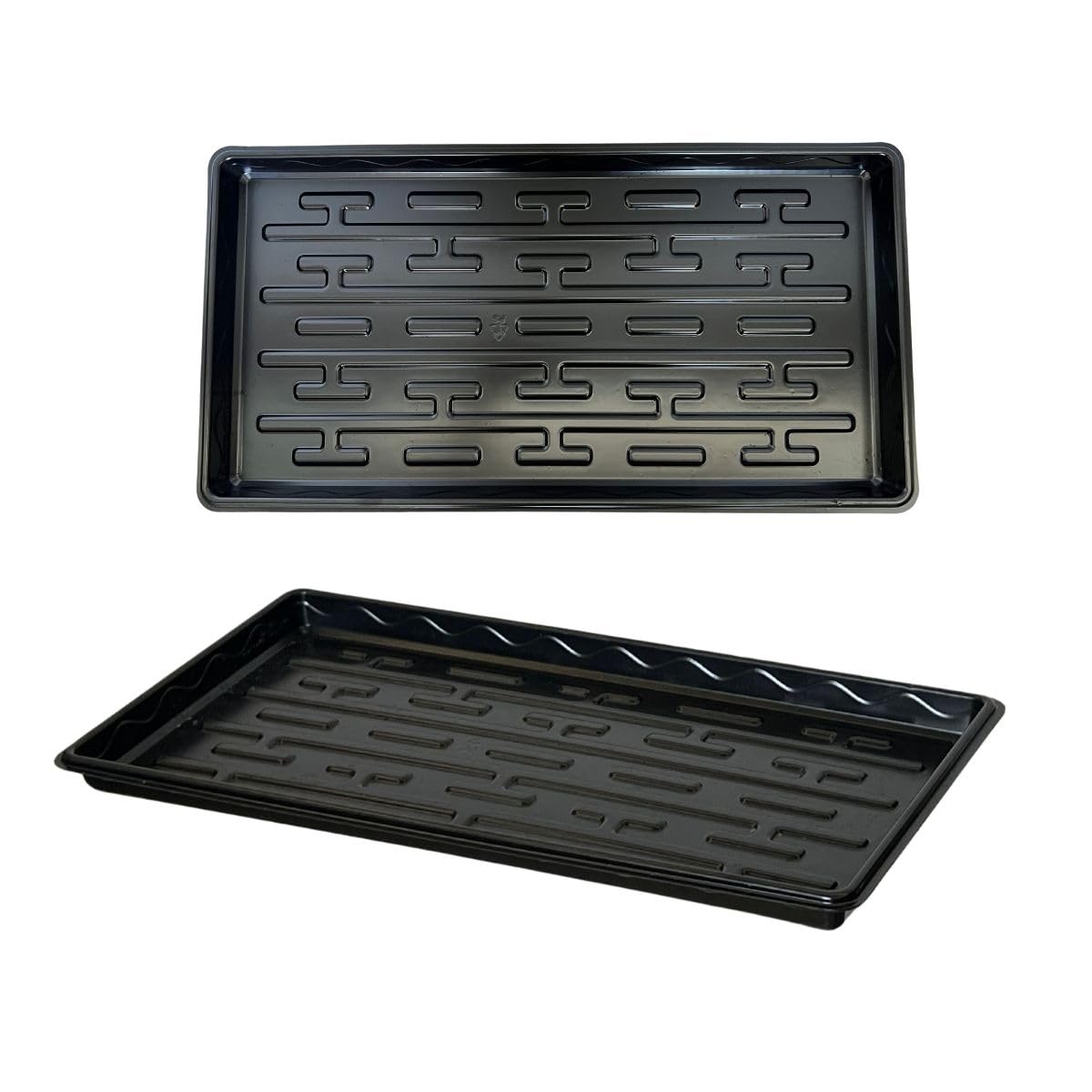 1020 Mesh Tray Soil Blocking Tray 1020 Trays Seedling Starter Trays 5 Pack Black 10x21 Inches for Microgreens Hydroponic