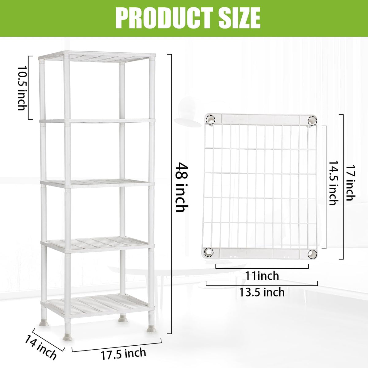 BTPLASTIK Plastic Plant Stand, Universal Plant Seedling Tray Organizer
