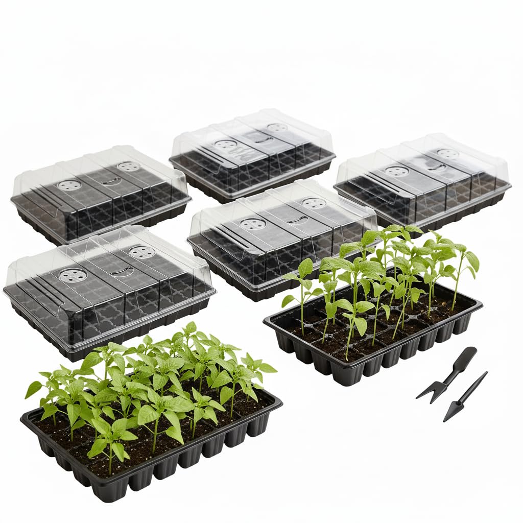 Mr. Pen- Seed Starter Tray Kits, 10 Pack, Total 400 Cells