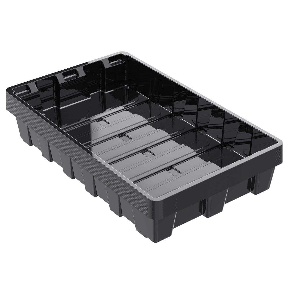 Gardzen 10 Pack Seed Trays Reusable Plant Grow Trays No Drain Holes