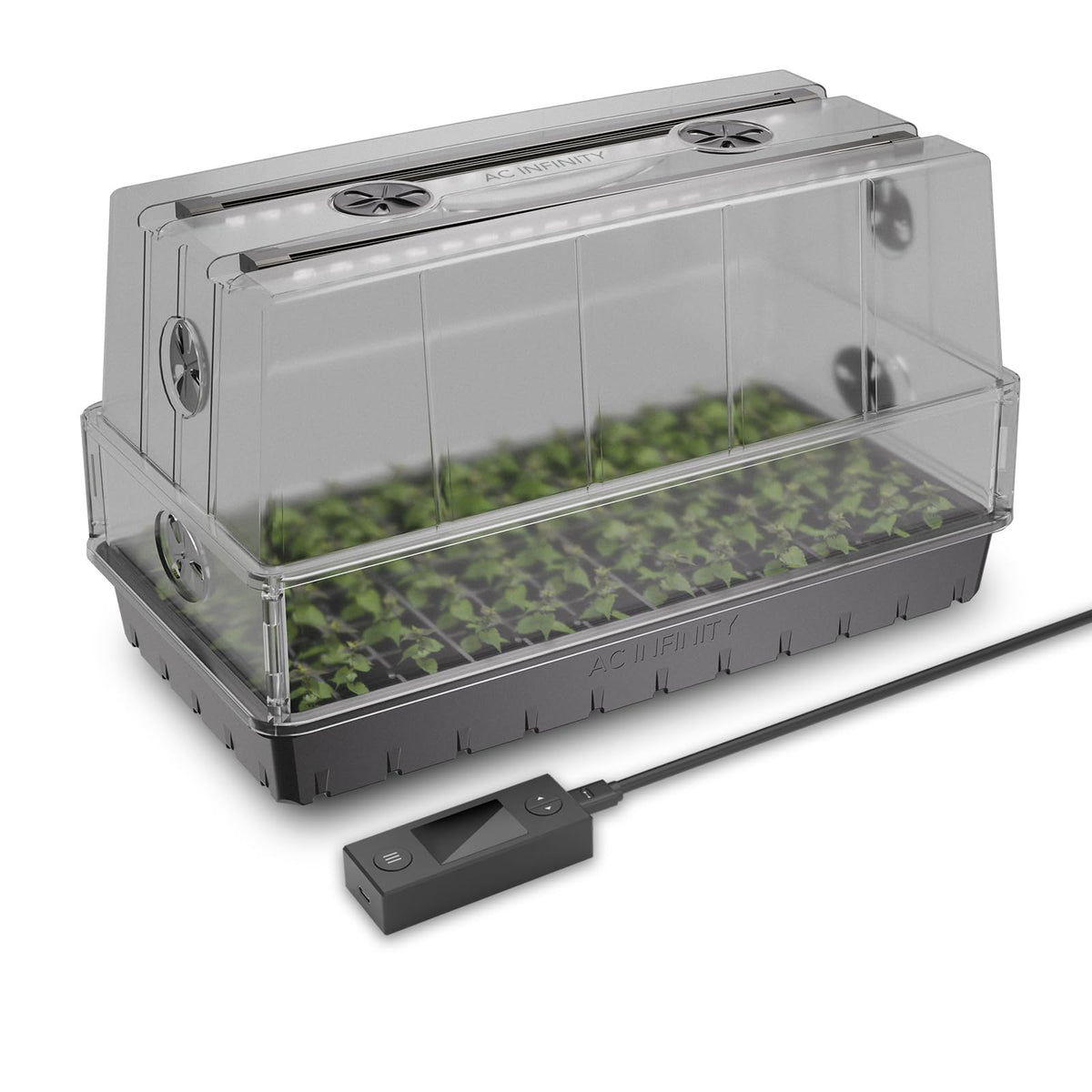 AC Infinity Humidity Dome 5x8, Heavy-Duty 3mm Seed Starter Propagation Kit
