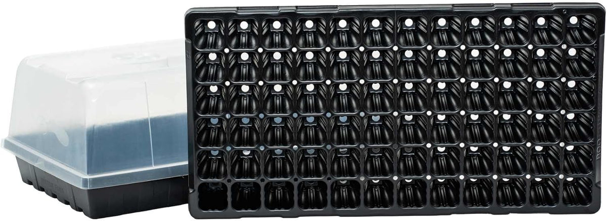 Bootstrap Farmer 50 Cell Seed Starting Trays Extra Strength, 5 Pack, Seedling Tray 1020 Inserts
