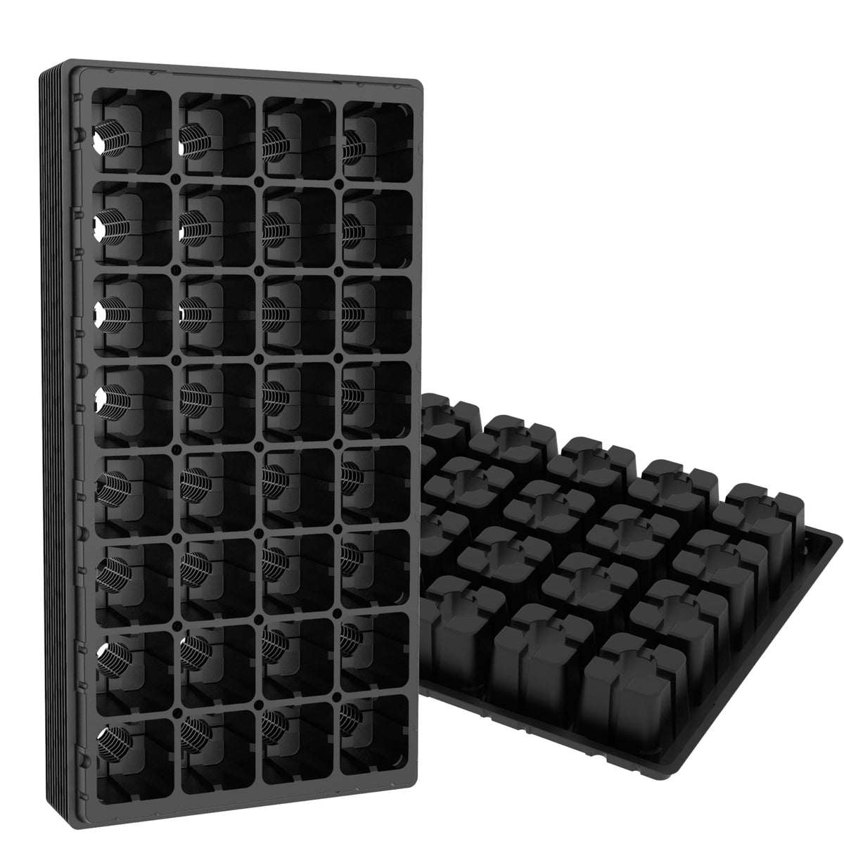 Gardzen 10 Pack 128 Cell Seed Starter Trays