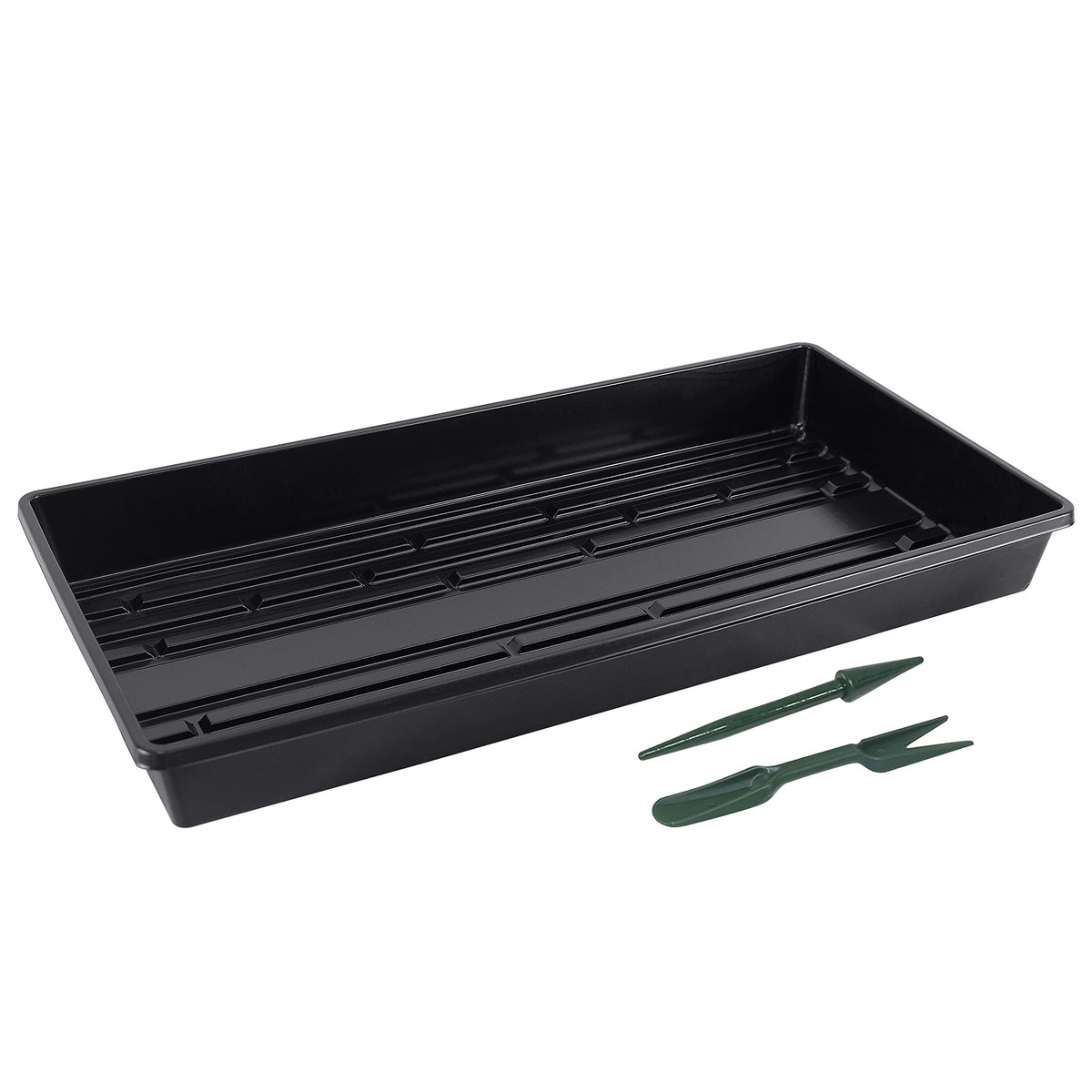 Gardzen 10 Pack Seed Trays, Reusable Plant Grow Trays, Ideal for Seed Starting, Microgreens, Indoor Gardening, and Greenhouse Plant Nurseries - No Drain Holes, 17.3" x 13"