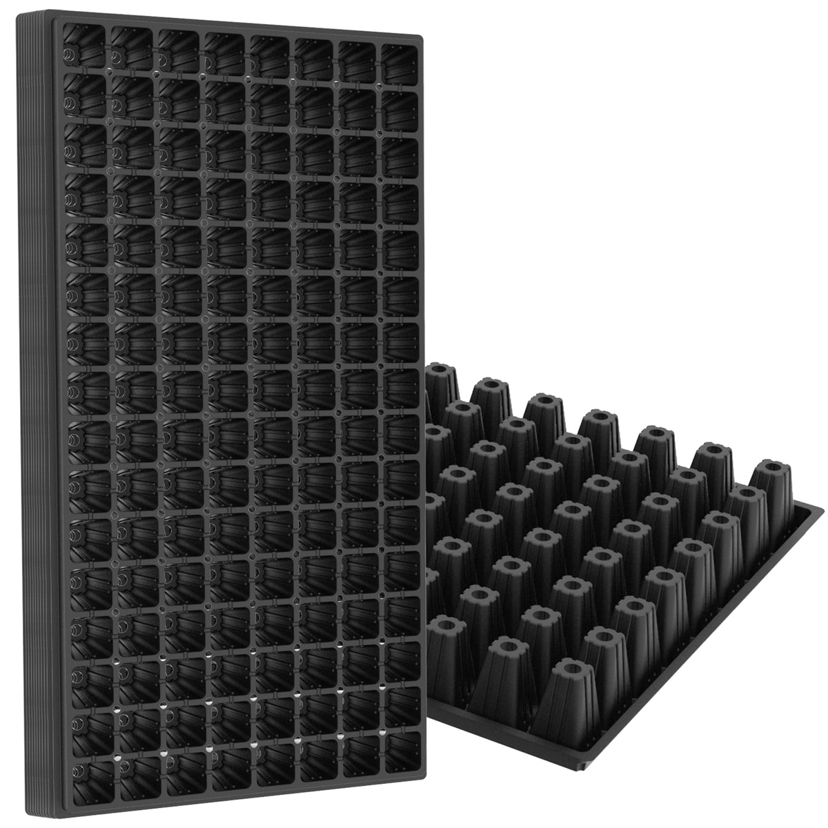 Gardzen 10 Pack 128 Cell Seed Starter Trays