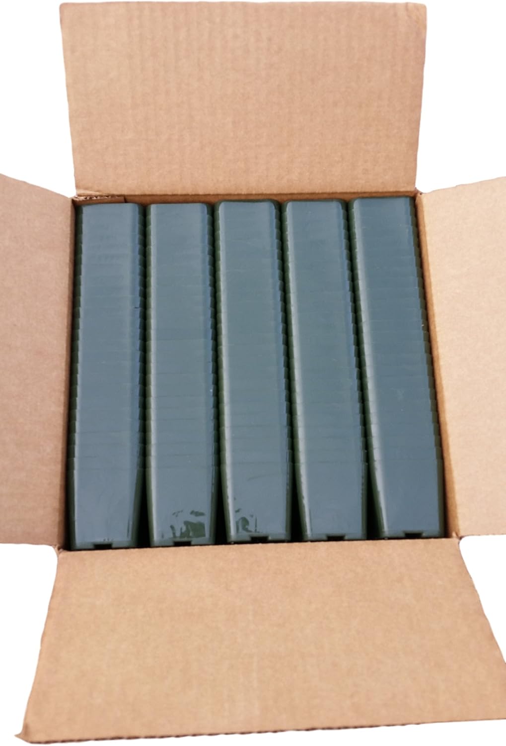 Pack of 2 Inch Plastic Flower Pots for Seedlings, or Succulents (100 Pots, Black)