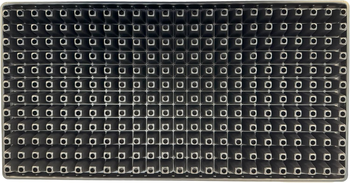 288 Cell Seedling Plastic Nursery Trays, 10 Pack, Thick Durable Germination Plug Trays, 2880 Cells Reusable Plant Propagation