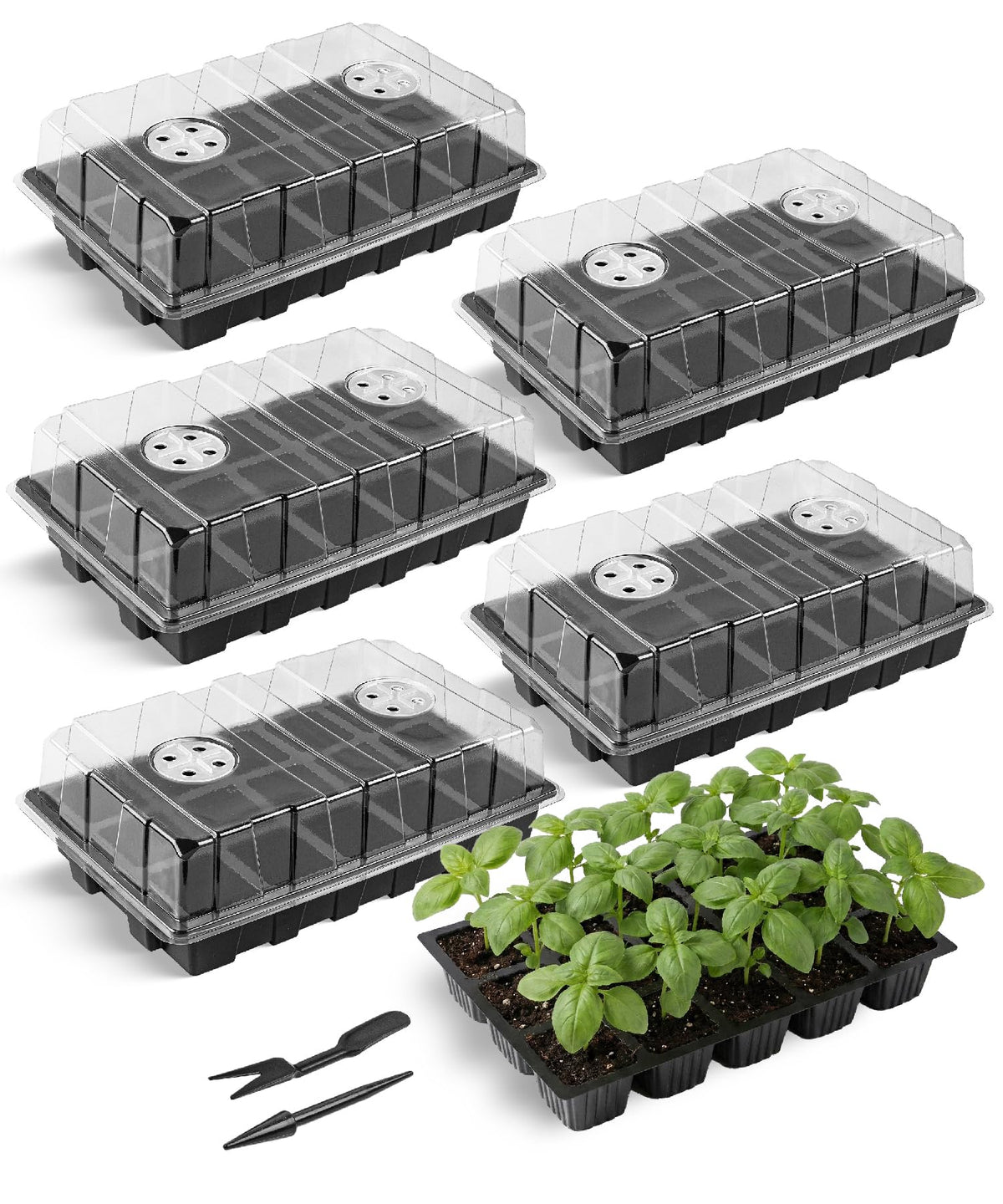 Mr. Pen- Seed Starter Tray Kits, 10 Pack, Total 400 Cells