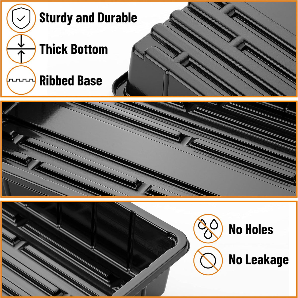 Mr. Pen- Seed Starter Trays, 5 Pack, 17"x10"x2.4"